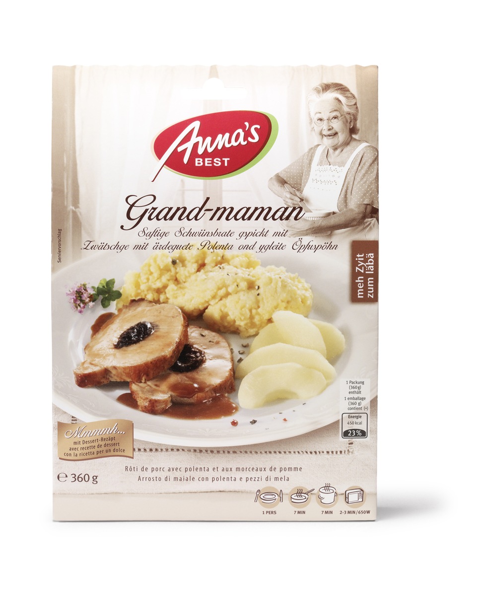 Migros: Anna&#039;s Best  neu mit Menüs wie zu Grosi&#039;s Zeiten