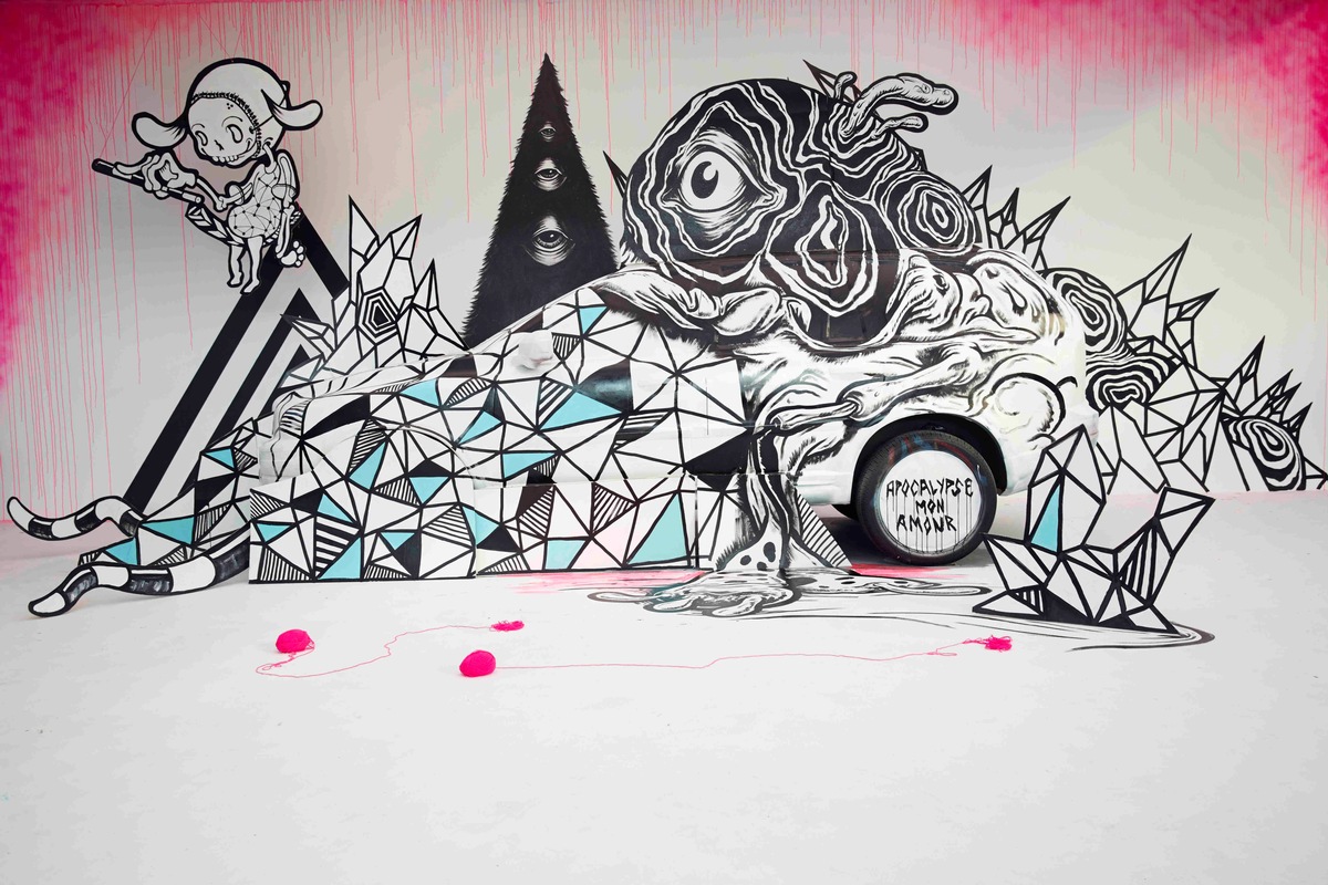 Volvo Art Session 2014 /   La gare centrale de Zurich se transforme en Urban Art Studio (IMAGE)