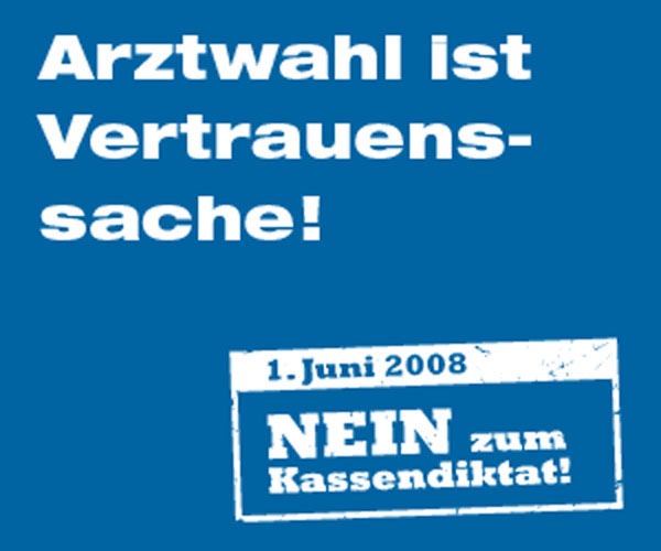 Eidgenössische Abstimmung vom 1. Juni: Auch Zahnarztwahl ist Vertrauenssache