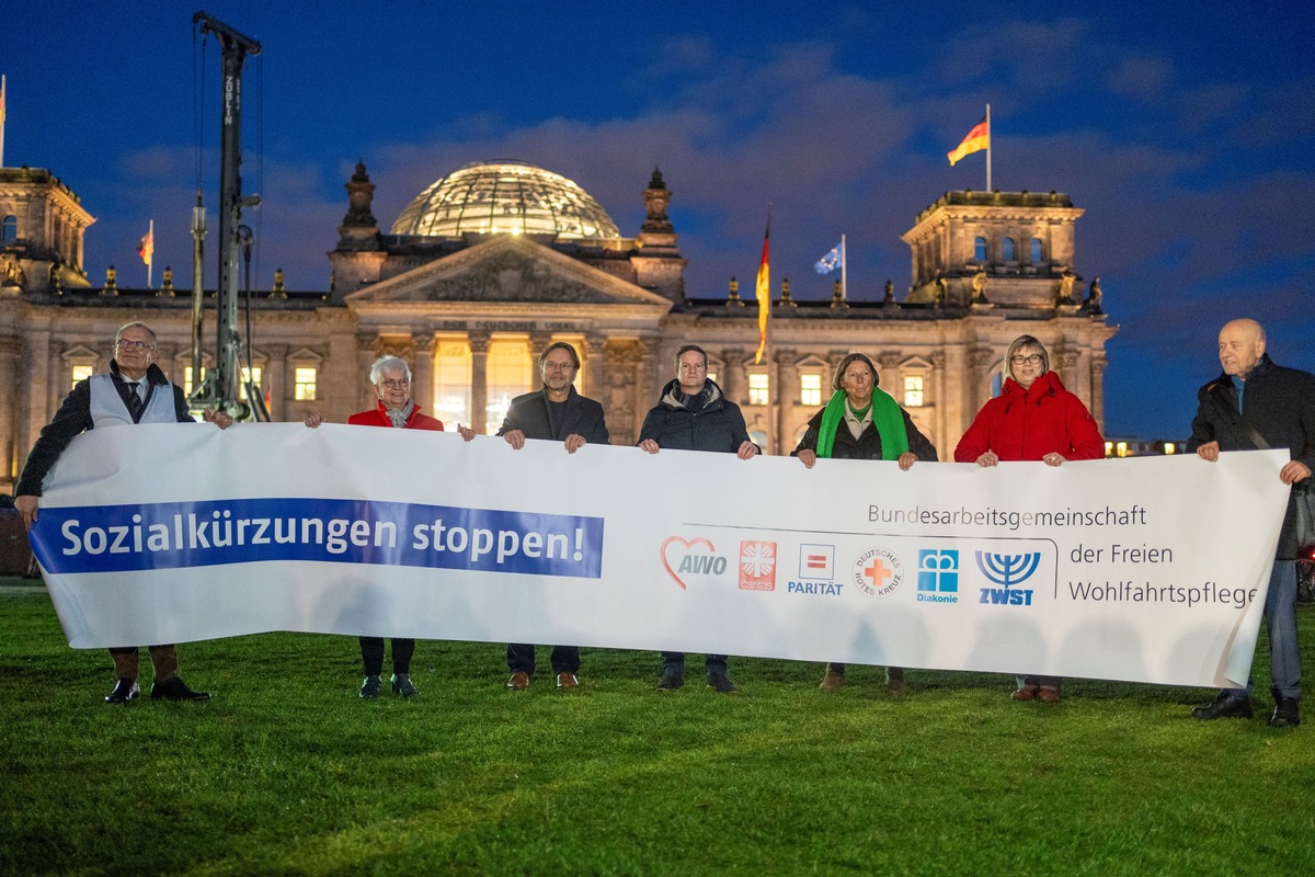 #SozialkürzungenStoppen: Die Spitzenverbände der Freien Wohlfahrtspflege sehen Sozialstaat in Gefahr