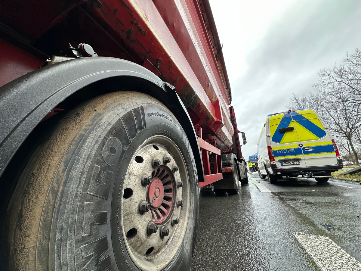 POL-DO: Großkontrolle in Dortmund-Mengede für das #LEBEN: 378 Fahrzeuge im Güterverkehr überprüft