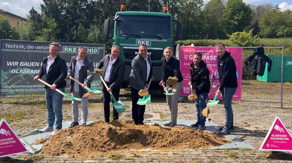 Telekom startet Glasfaserausbau in Rottenburg an der Laaber