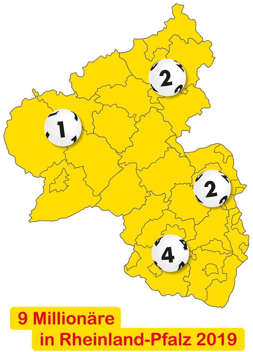 Deutliche Steigerung bei Lotto 6aus49 in Rheinland-Pfalz