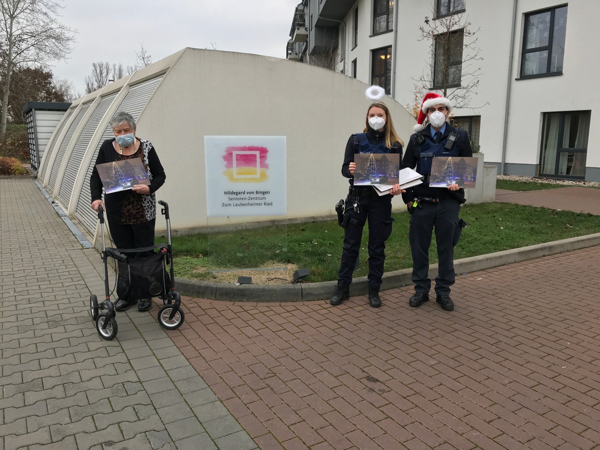 POL-PPMZ: Polizei Mainz spendet Adventskalender an Senioren