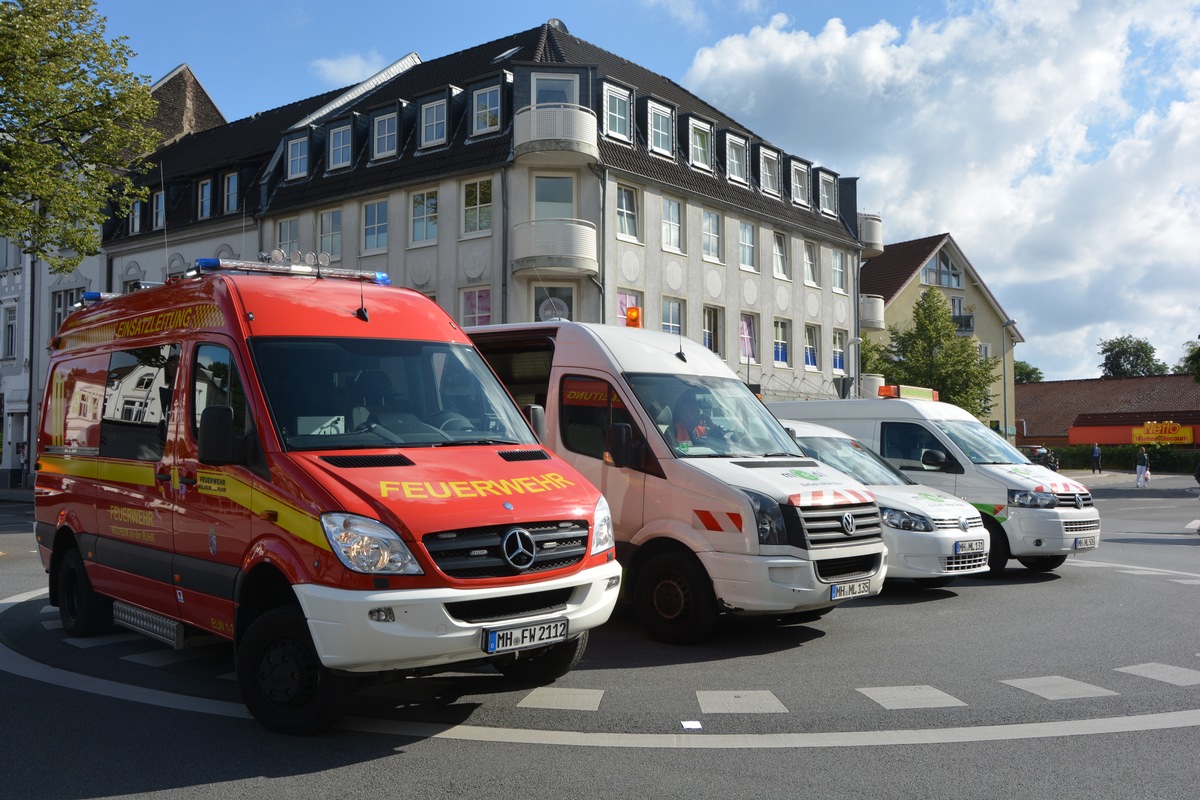 FW-MH: Gasaustritt in Heißen