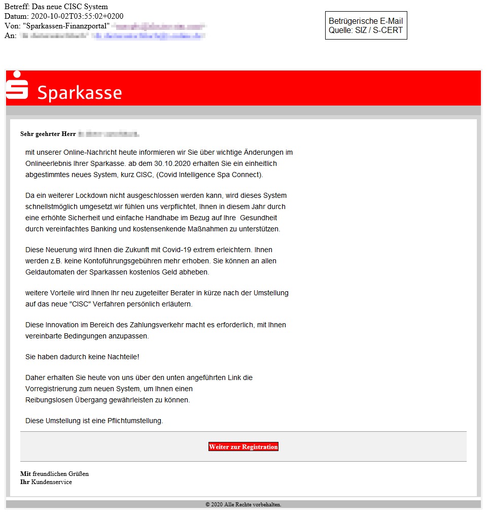 POL-GI: Warnung vor betrügerischen Phishing-Mails