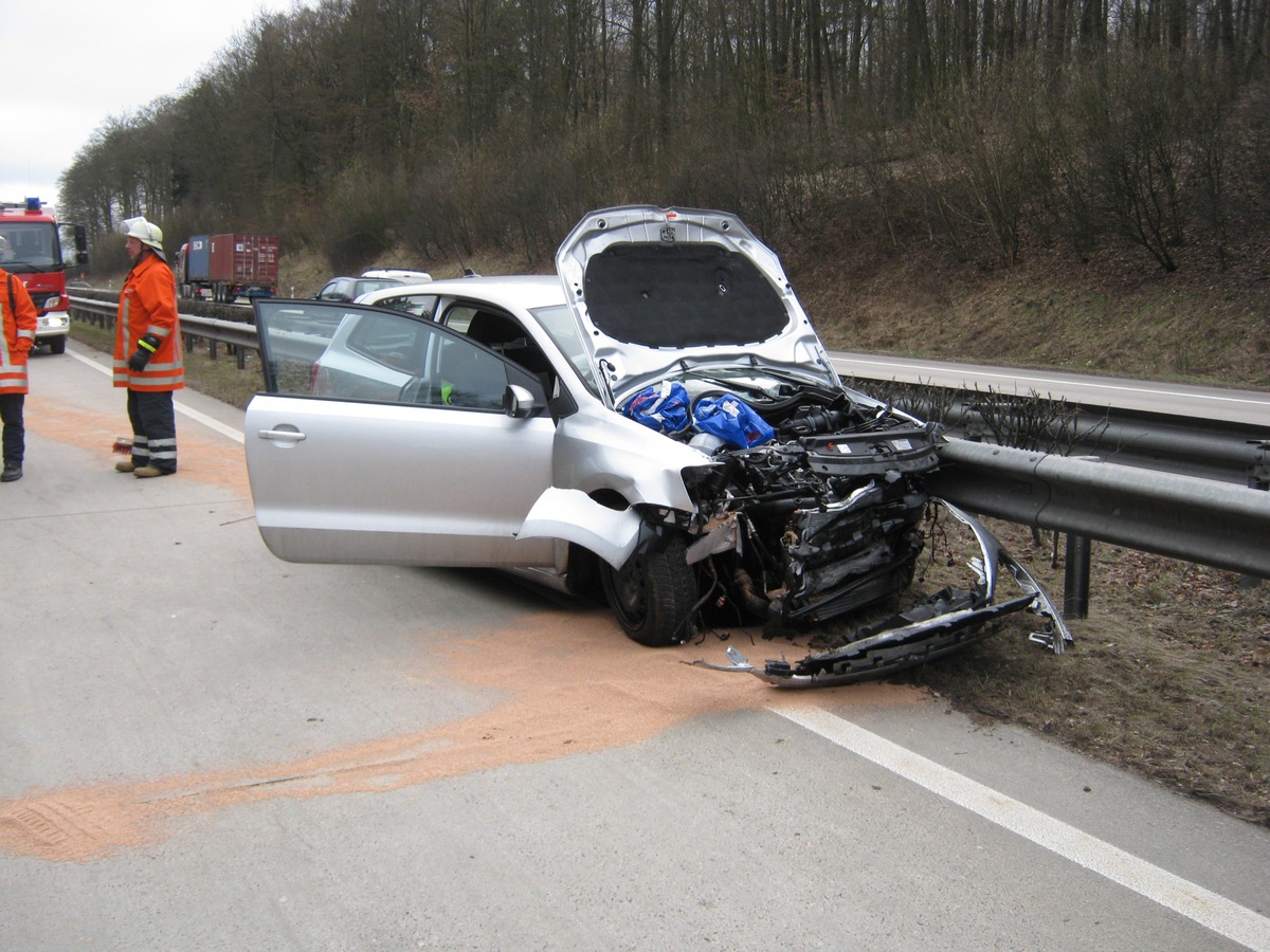 POL-WL: Verkehrsunfall mit schwer verletzter Person auf A 7