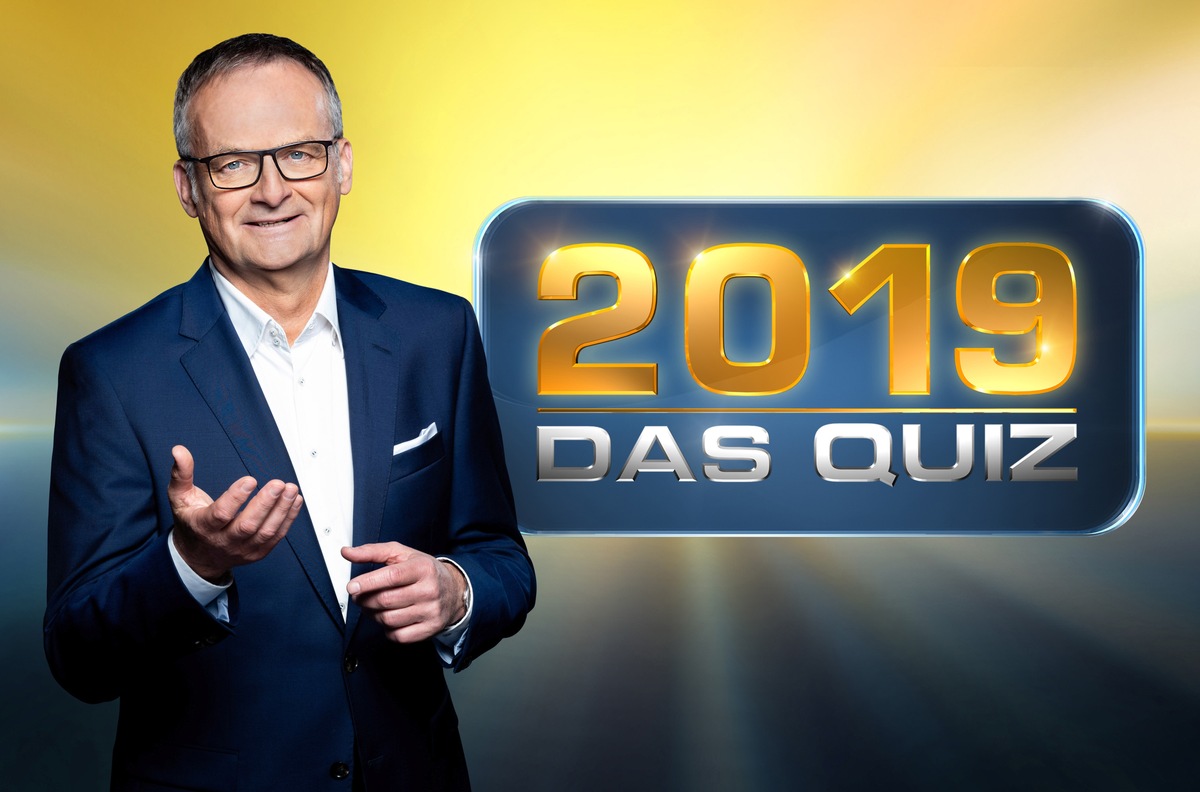 Das Erste / &quot;2019 - Das Quiz&quot;: Frank Plasbergs großer Jahresrückblick zum Mitraten und Mitspielen am Montag, 30. Dezember 2019, um 20:15 Uhr im Ersten