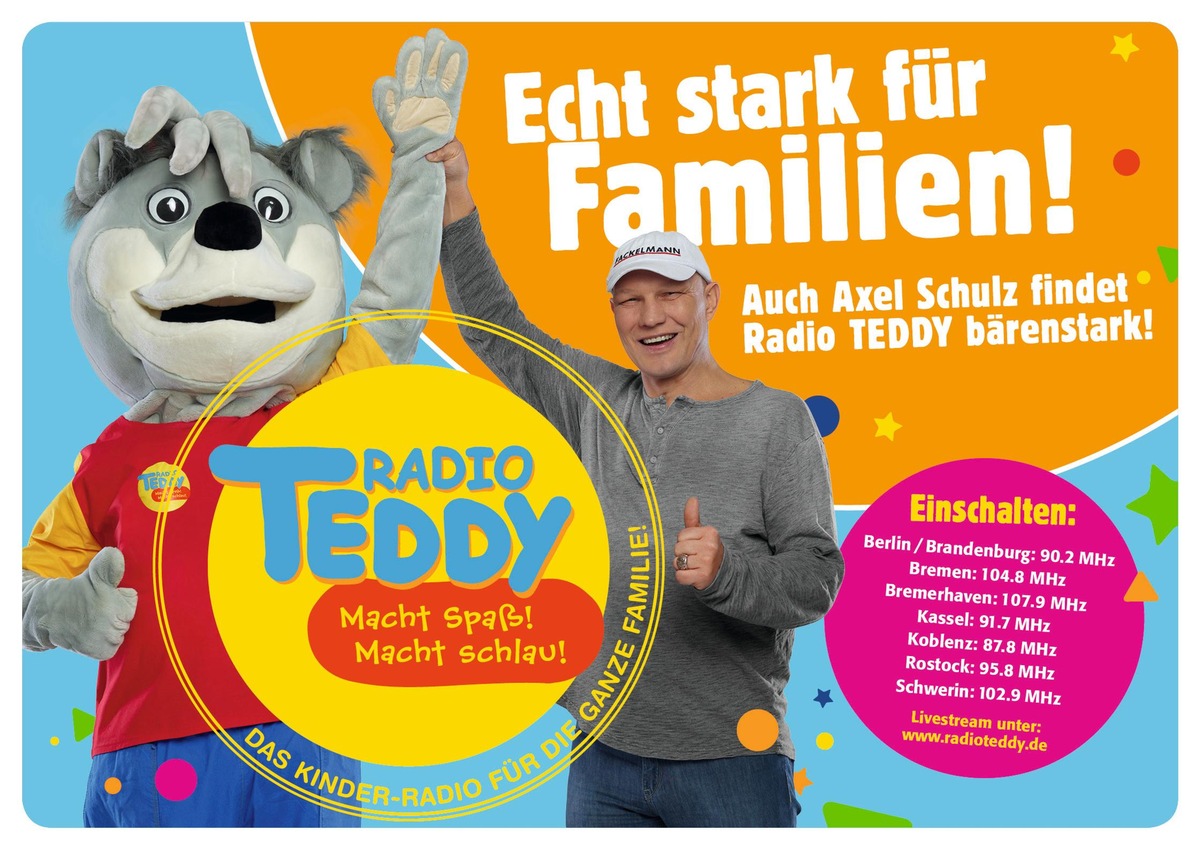 Ein ganz Großer für die Kleinen - Box-Legende Axel Schulz unterstützt Familiensender Radio TEDDY