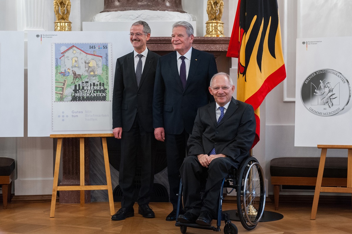 Vorstellung der Wohlfahrtsmarken 2017 im Schloss Bellevue