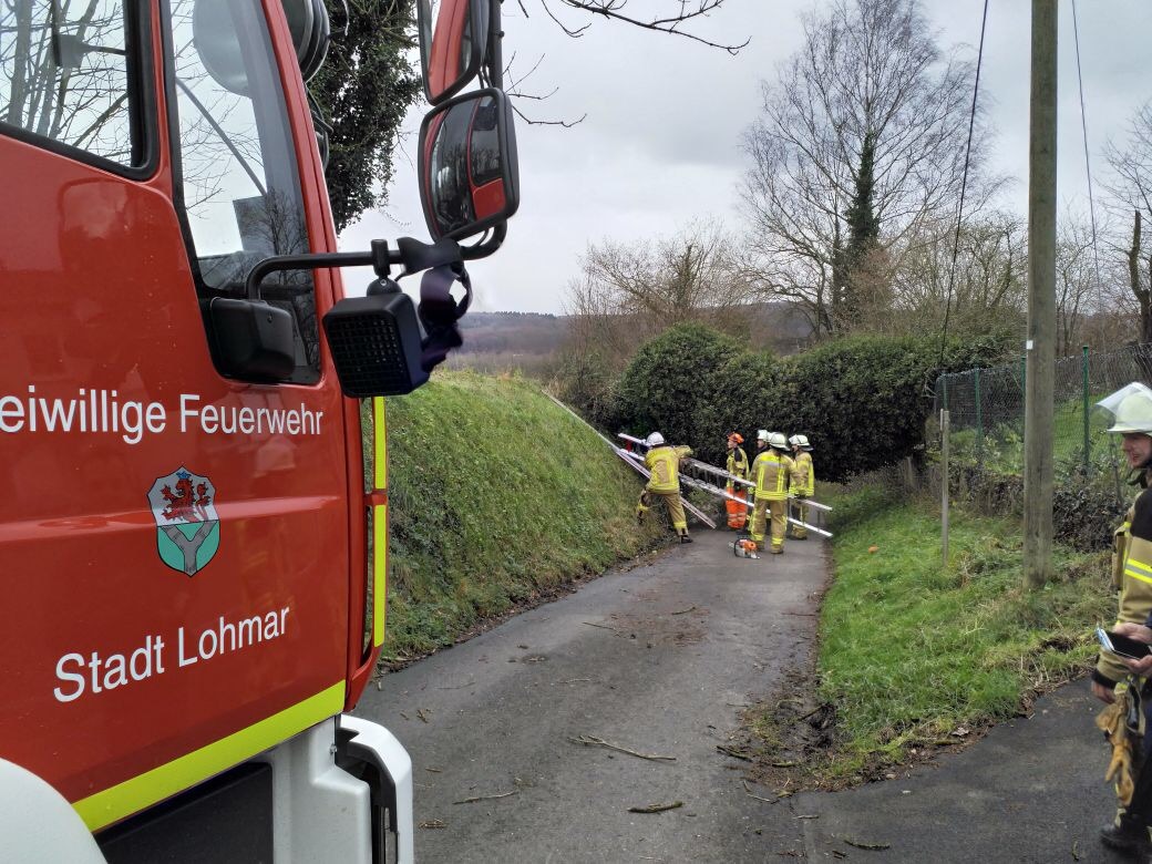 FW-Lohmar: Sturmtief Burglind