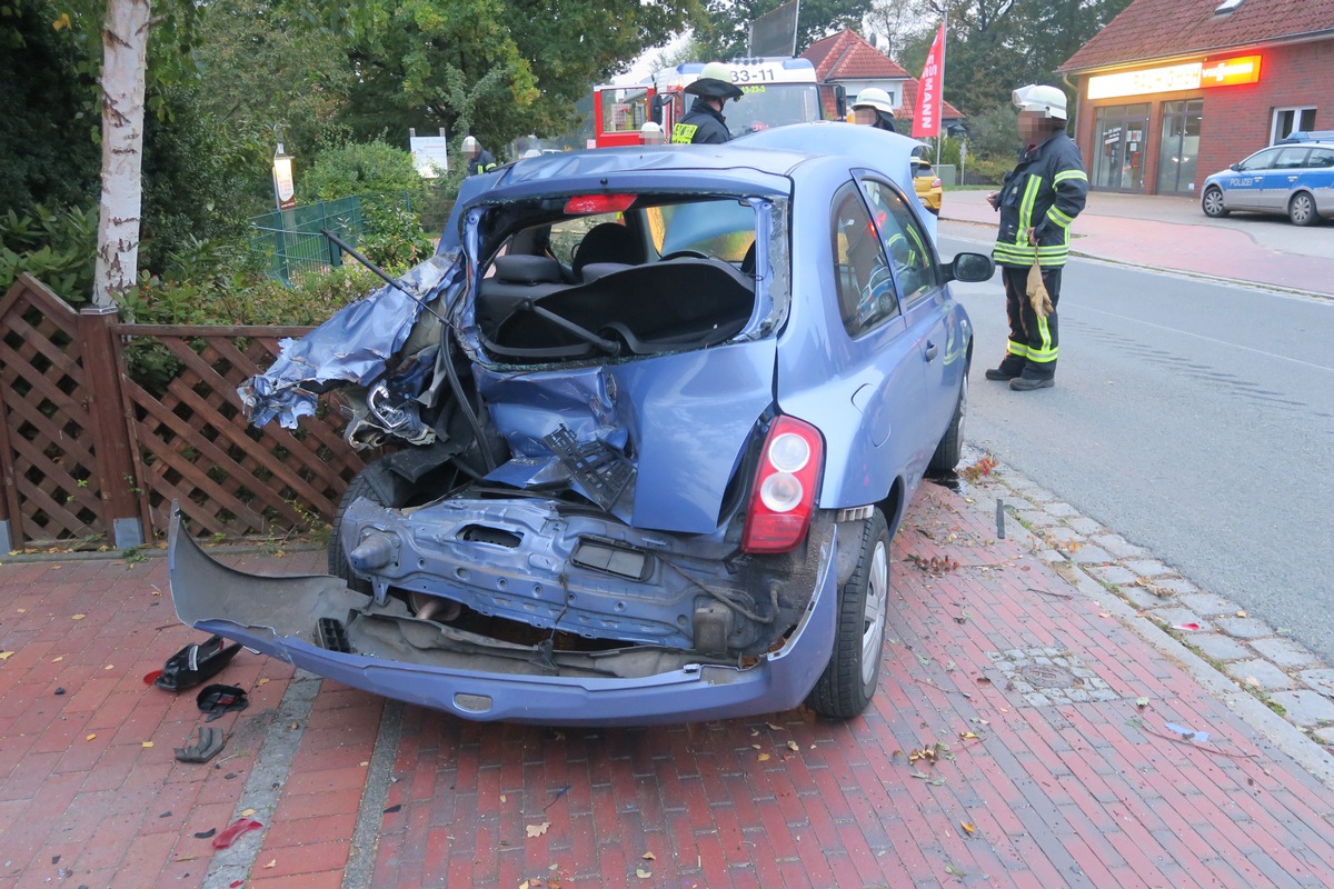 POL-DEL: Landkreis Oldenburg: Verkehrsunfall in Huntlosen