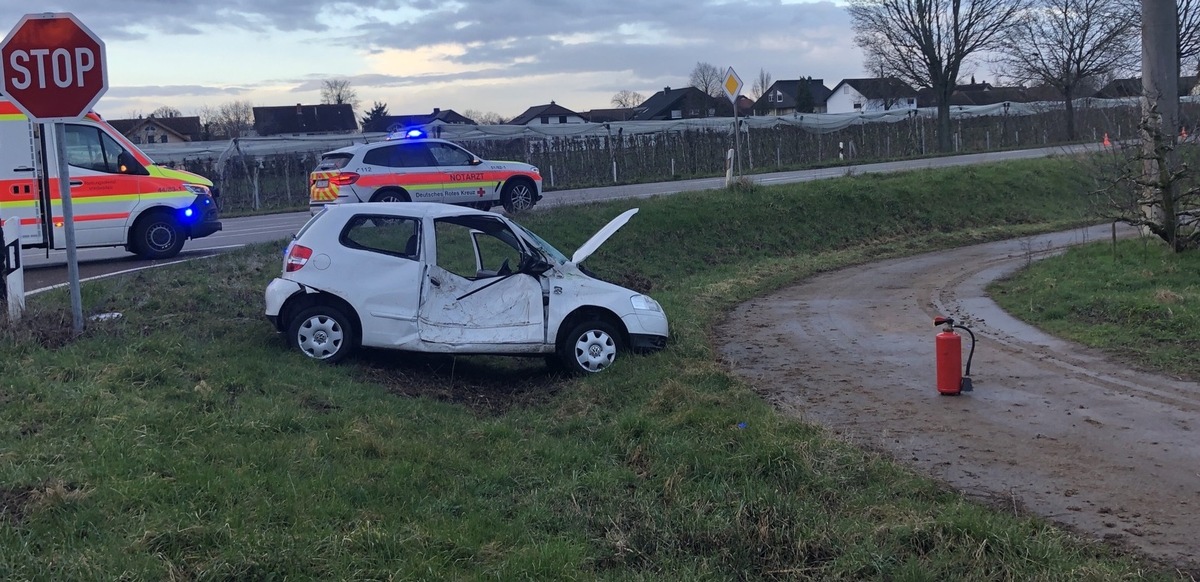 POL-PDLU: Unfall zwischen Pkw und Traktor in Böhl-Iggelheim