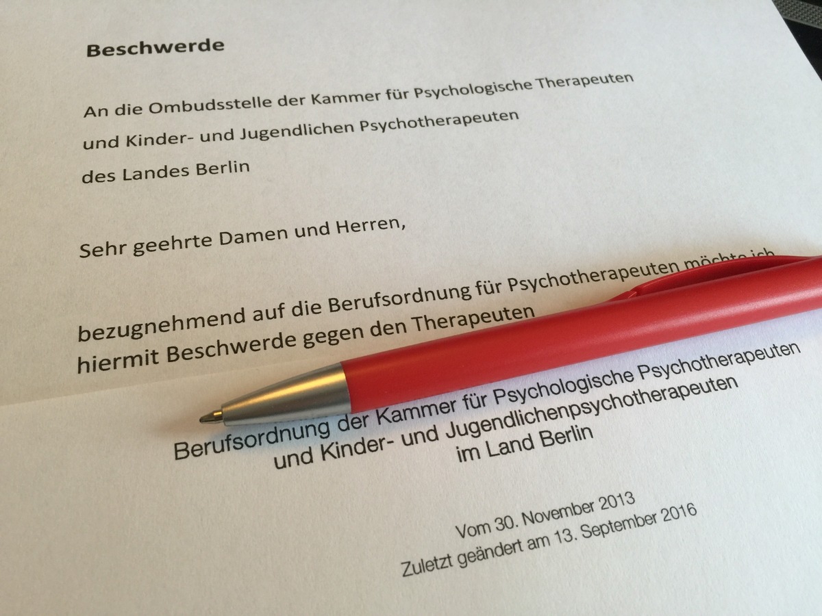 Wenn die Beziehung zum Therapeuten klemmt oder während einer Psychotherapie ernsthafte Probleme auftreten