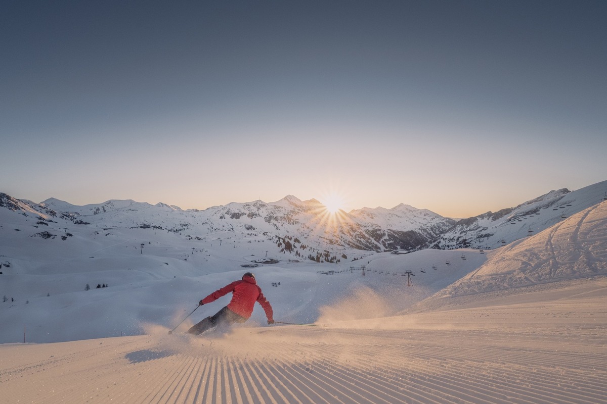 Poleposition für die erste Spur im Schnee