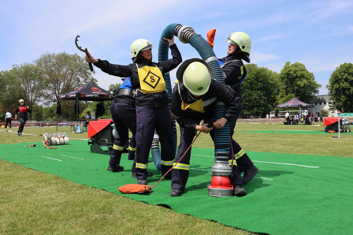 Exzellente Meisterschaften: Neustart der Wettbewerbe gelungen / Abschluss der Deutschen Feuerwehr-Meisterschaften / Qualifikationen für CTIF-Olympiade