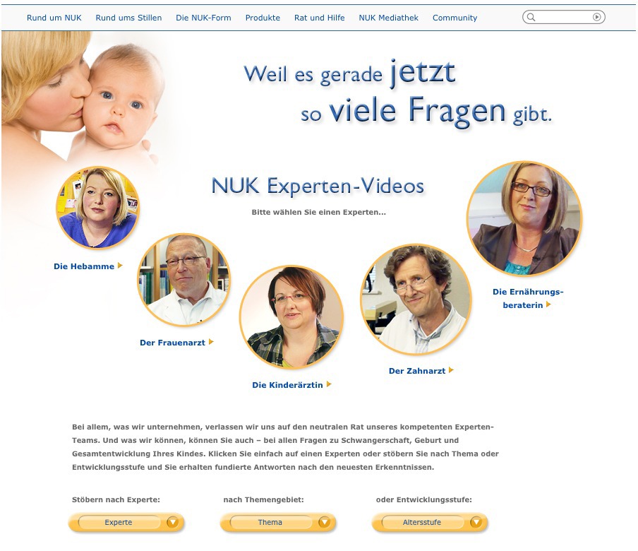 NUK mit neuem Webauftritt / Moderne Infothek und persönlicher Ratgeber: NUKs neue Online-Welt (mit Bild)