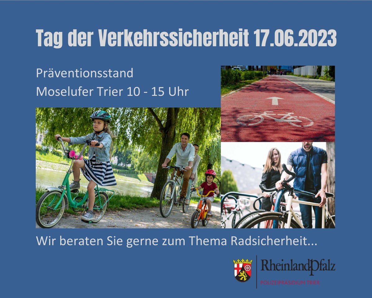 POL-PPTR: Vision Zero - Zweiradsicherheit steht am 17. Juni im Fokus