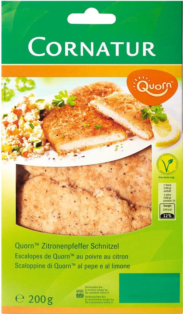 Migros rappelle deux articles supplémentaires de la gamme Cornatur Quorn