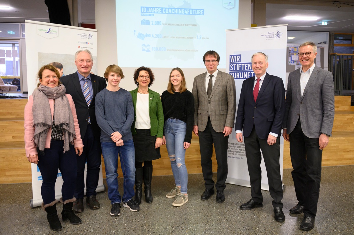 10 Jahre MINT-Berufsbildung / Coaching4Future erreicht 180.000 Schülerinnen und Schüler in Baden-Württemberg (FOTO)