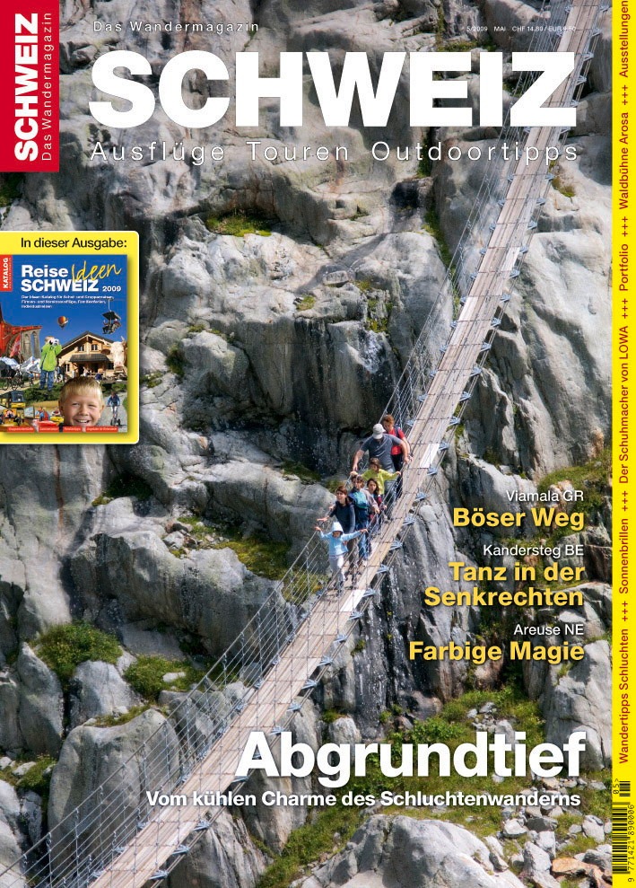 &quot;Wandermagazin SCHWEIZ&quot; 5/2009: Böser Weg - Abgrundtief