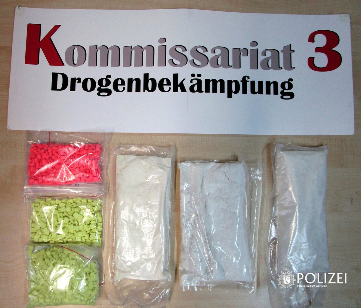 POL-PPWP: Ermittler stellen fast 3 Kilo Rauschgift sicher