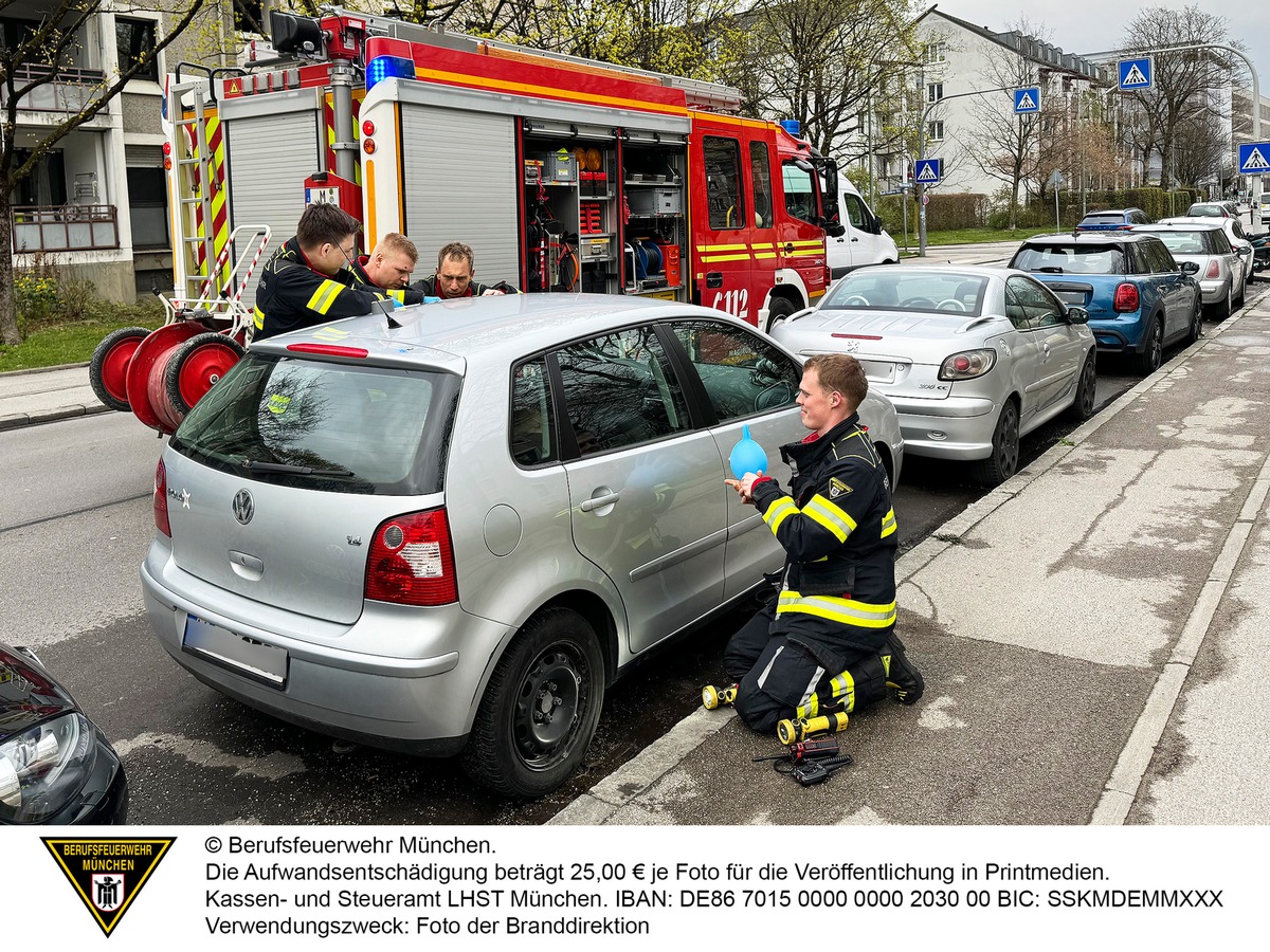 FW-M: Und plötzlich war das Auto zu (Milbertshofen)