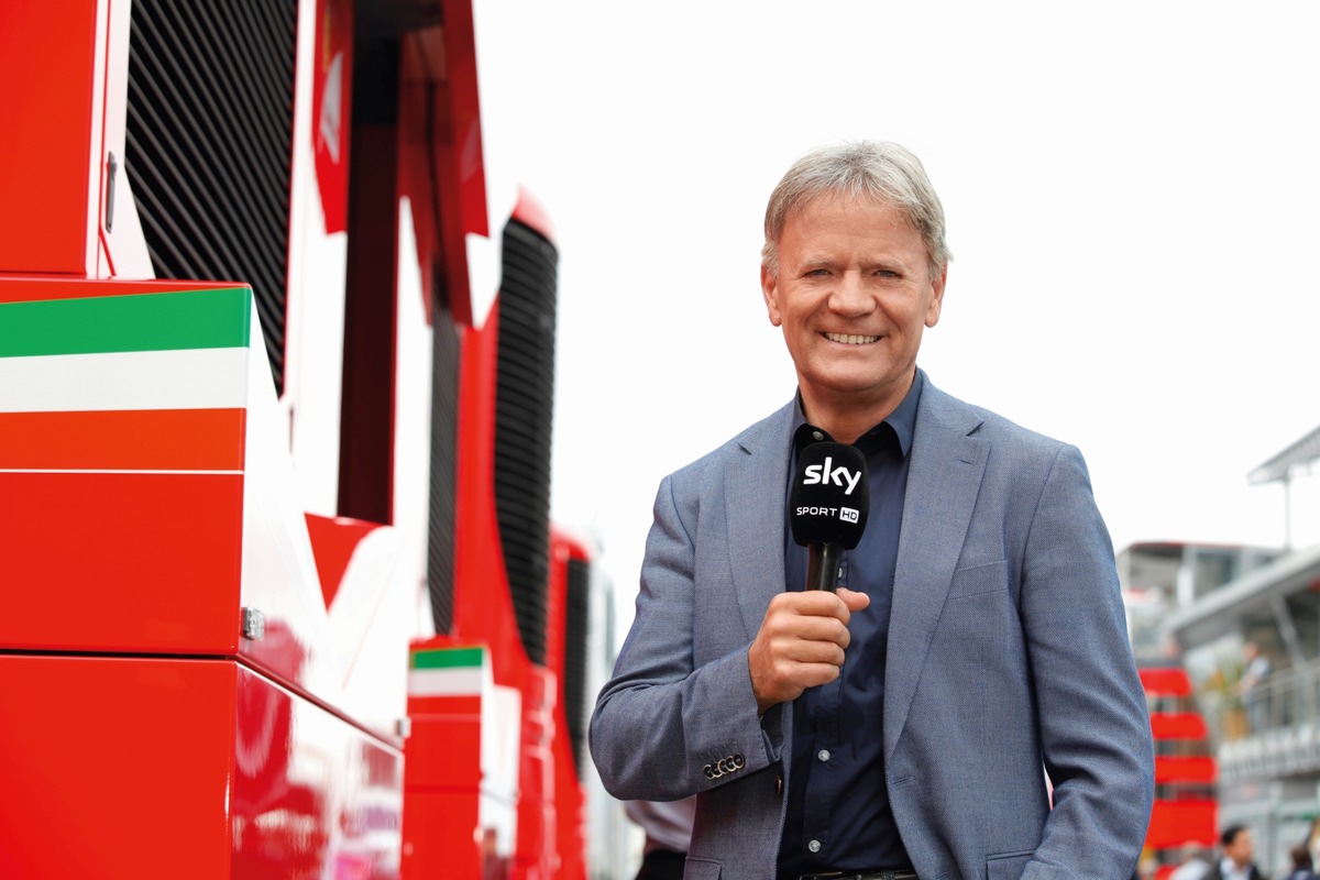 Sky Experte Marc Surer feiert in Hockenheim sein 20-jähriges Jubiläum