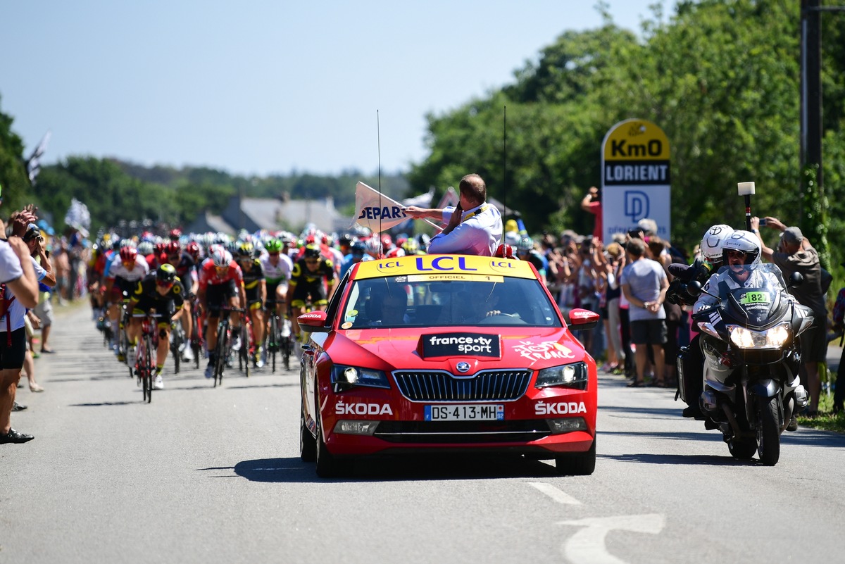 SKODA unterstützt Tour de France zum 16. Mal als offizieller Hauptpartner (FOTO)