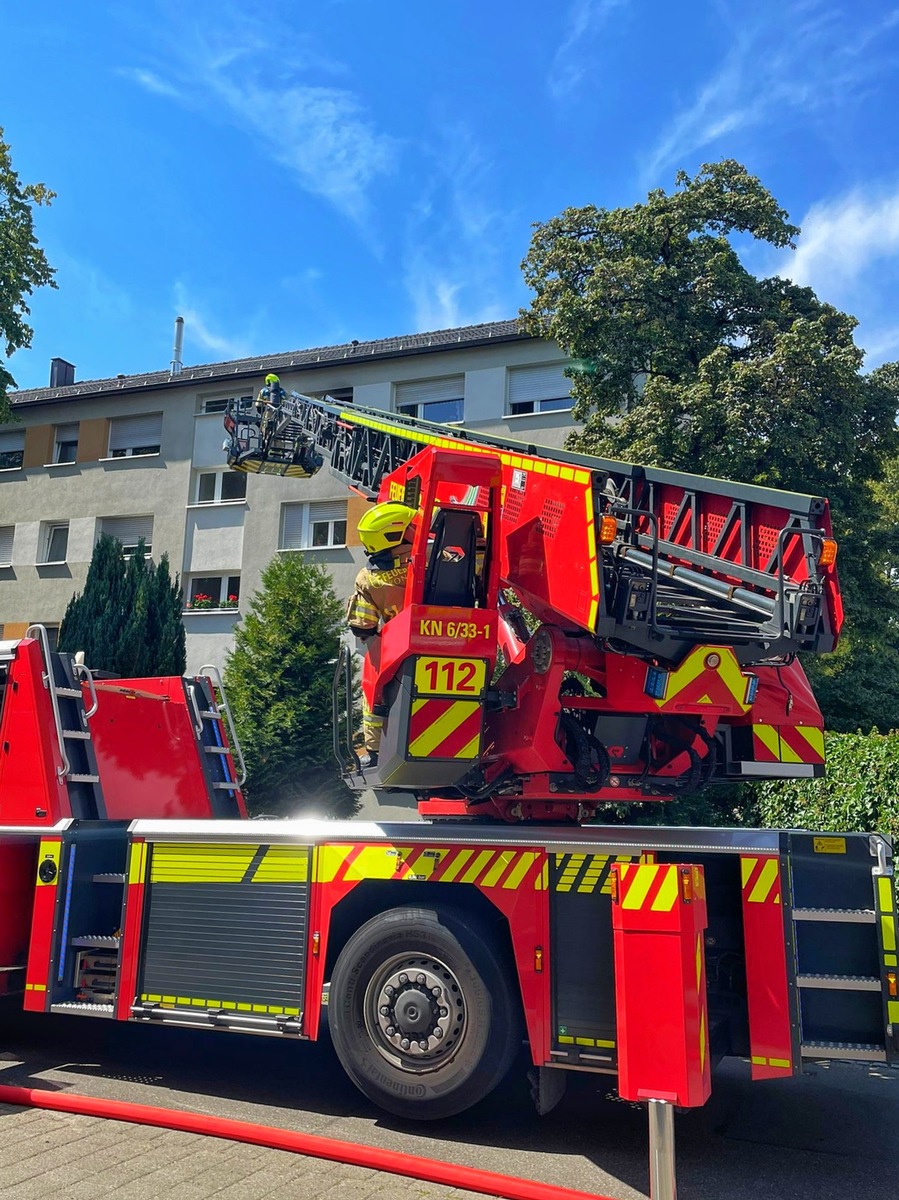 FW Konstanz: Rauchentwicklung im Gebäude