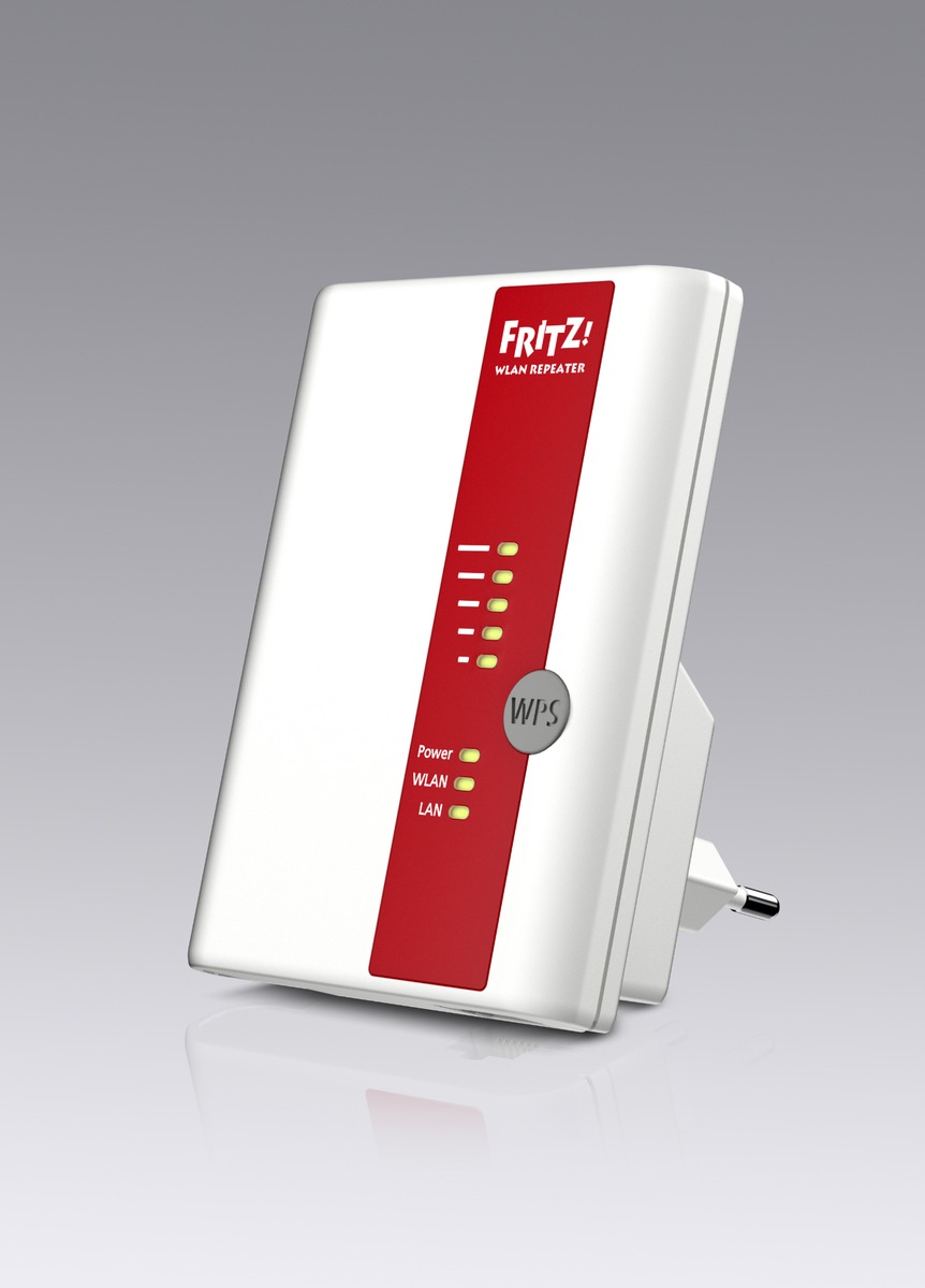 Neuer FRITZ!WLAN Repeater 450E für mehr Reichweite von WLAN-Netzen (FOTO)