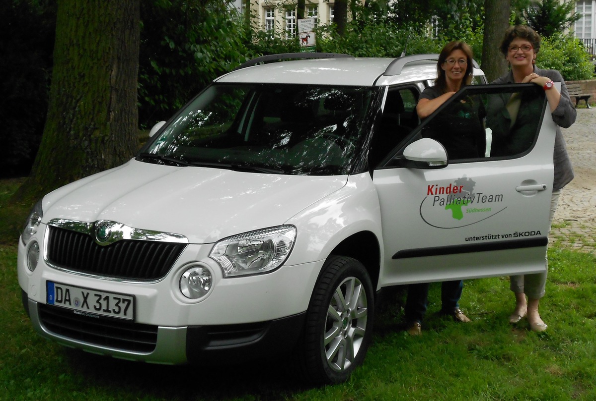 SKODA macht KinderPalliativTeam Südhessen mobil (BILD)