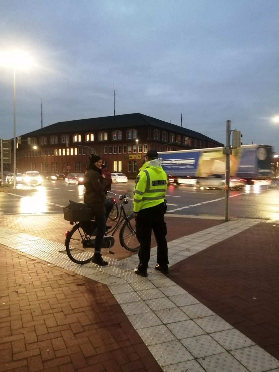 POL-AUR: Aurich - Radfahrende im Stadtgebiet kontrolliert