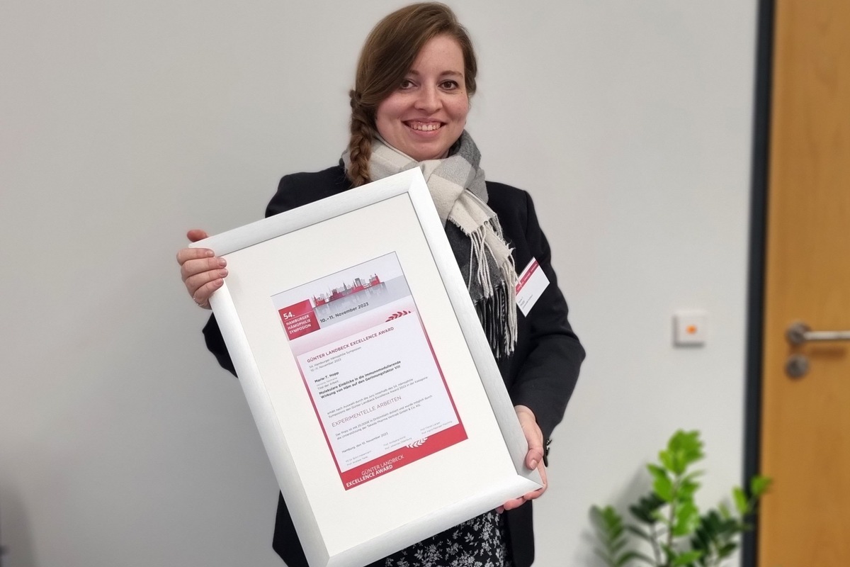 Chemikerin der Universität Koblenz mit Günter Landbeck Excellence Award ausgezeichnet