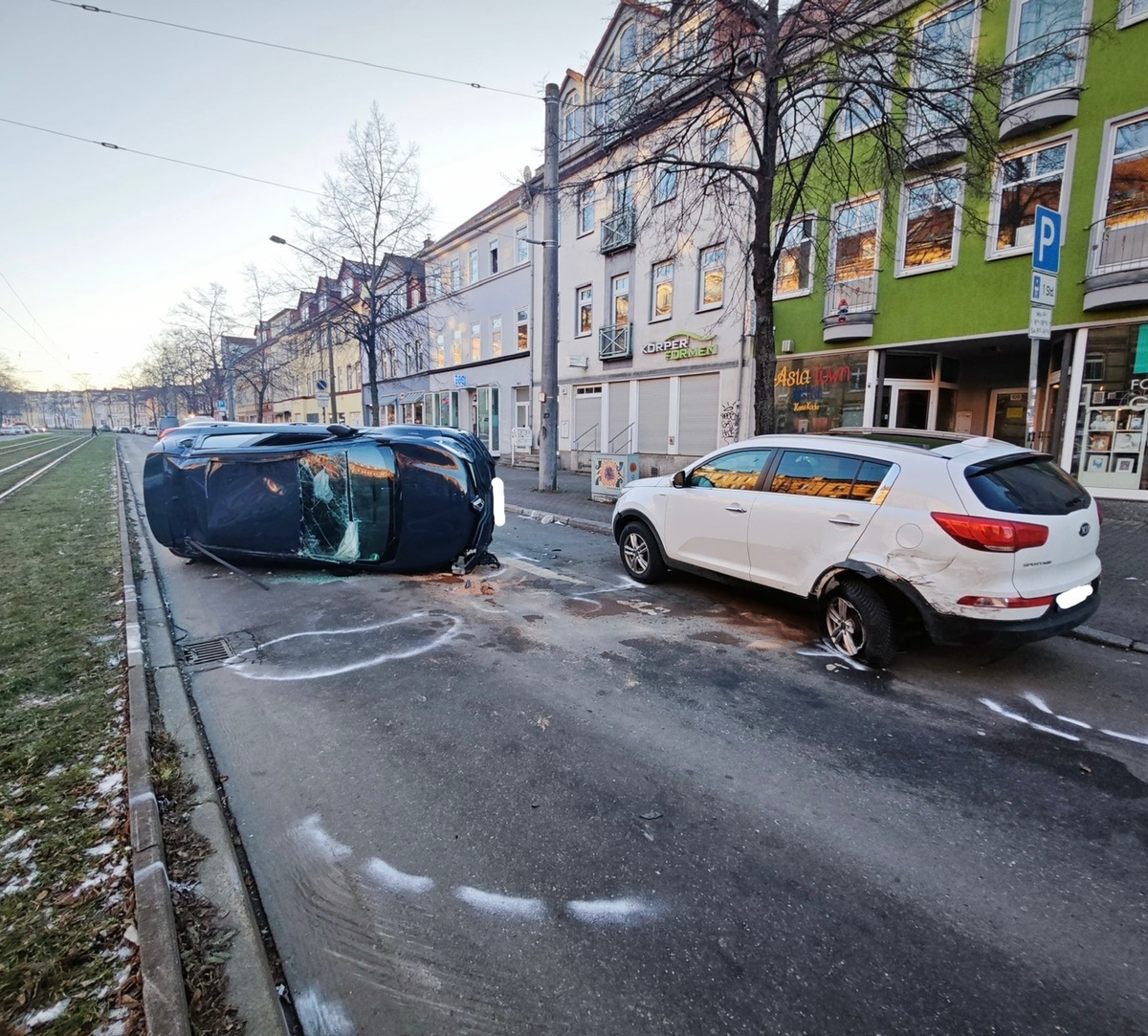 LPI-EF: Verkehrsunfall in Erfurt Nord