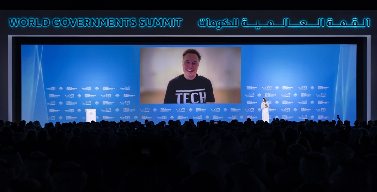 Elon Musk talks ‘tech support’ governance as world leaders champion innovation-driven reforms at Dubai summit