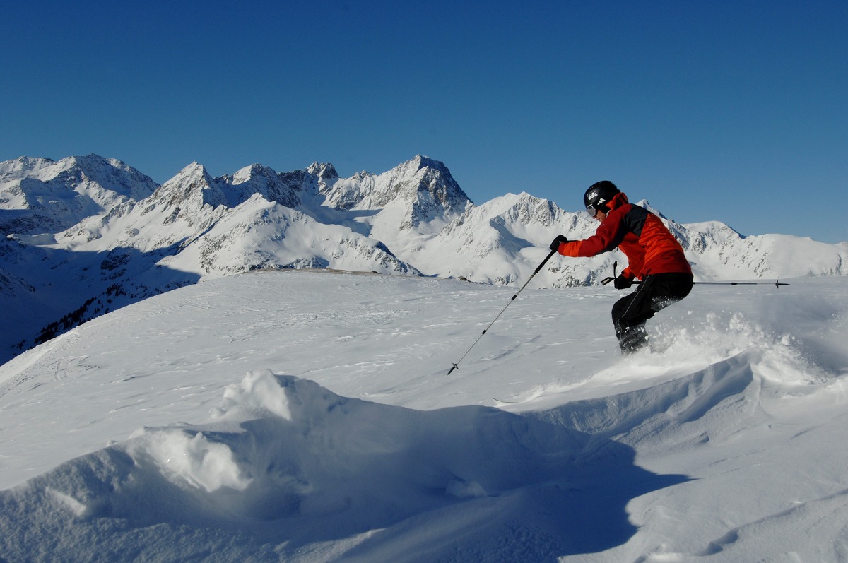 Sonnenskilauf bis nach Ostern im Kühtai in Tirol