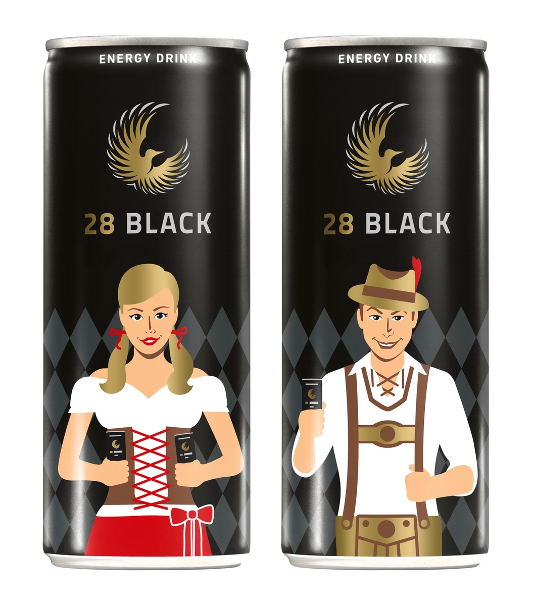 Auf geht&#039;s zur Wiesn mit 28 BLACK / Energy Drink launcht limitierte Oktoberfest-Edition (FOTO)