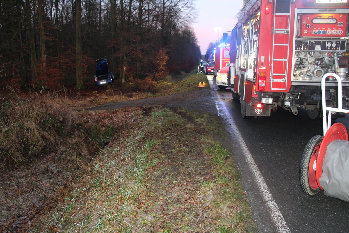 POL-LIP: Kreis Lippe / Lügde-Rischenau. Glätteunfälle am Morgen.