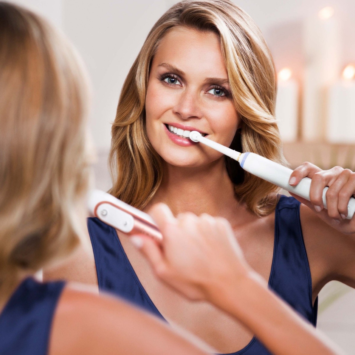 Glänzende Aussichten: Oral-B GENIUS Roségold erstrahlt im angesagten Metallic-Look