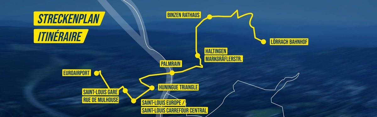 Ouverture d’une nouvelle ligne de bus transfrontalière EuroAirport-Lörrach