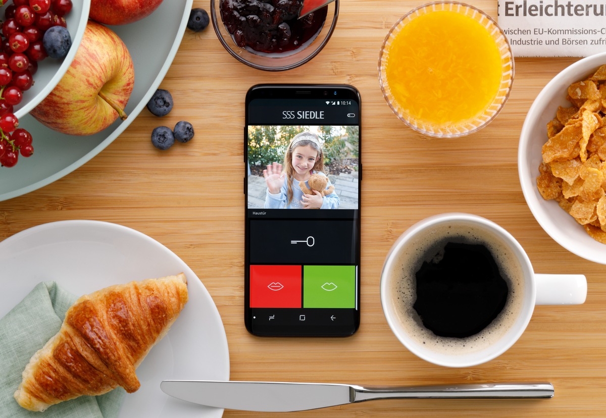 Türklingel auf dem Smartphone