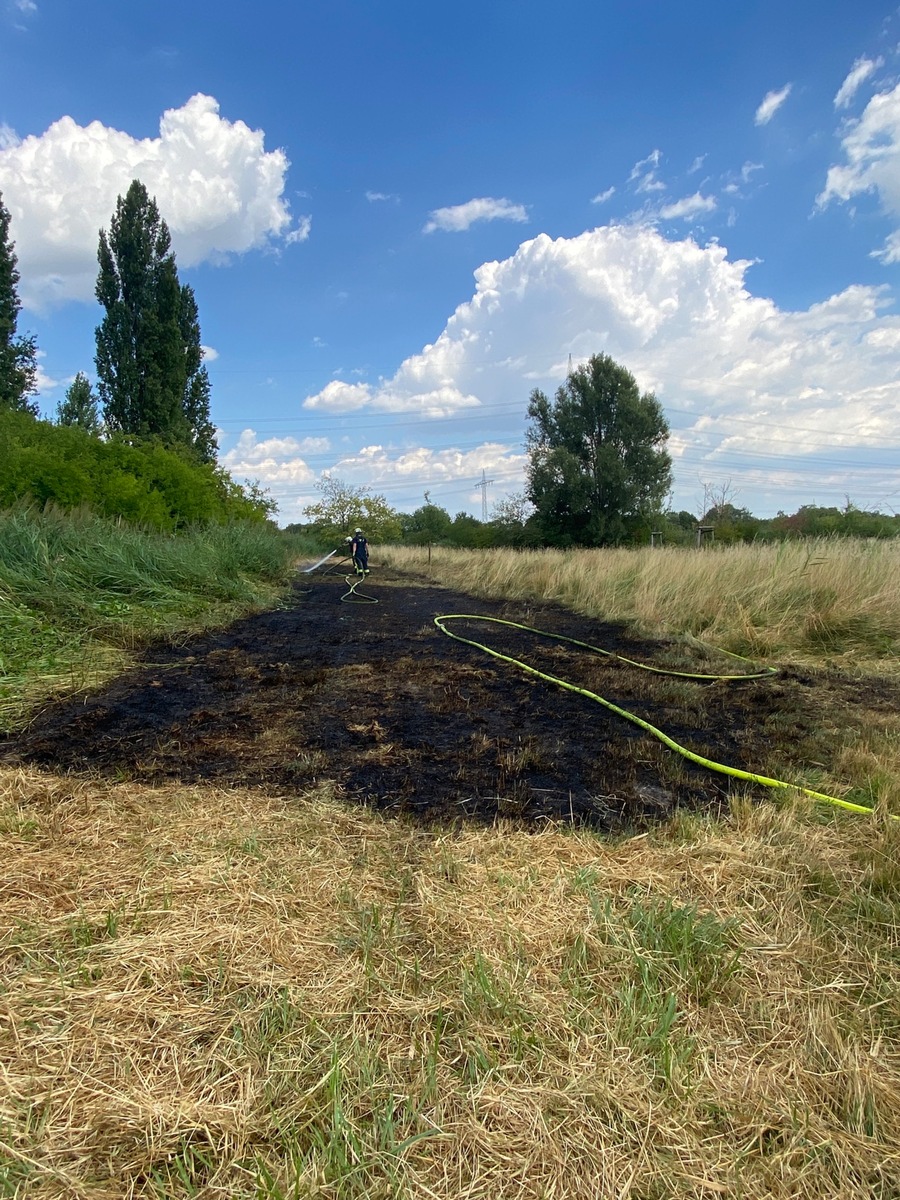 POL-PDLU: Zündelei auf Lambsheimer Streuobstwiese - Zeugen gesucht