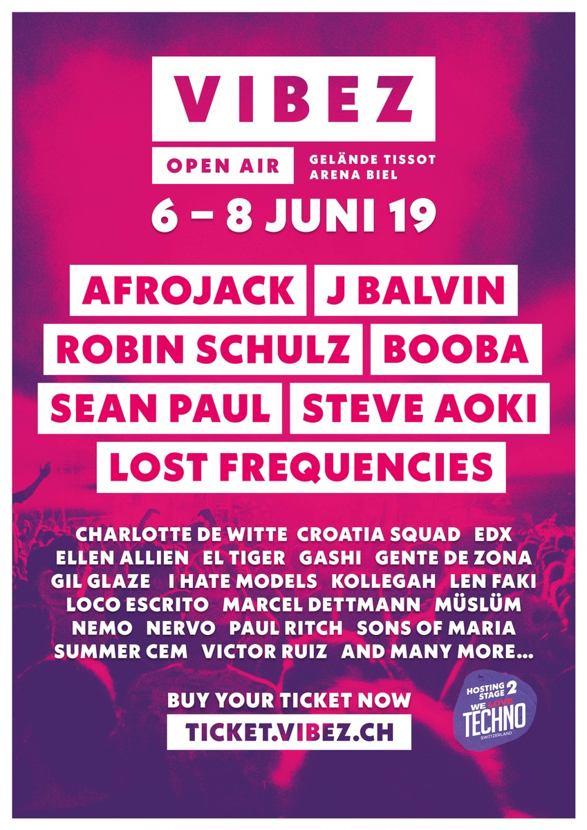 VIBEZ Open Air Line-up 2019