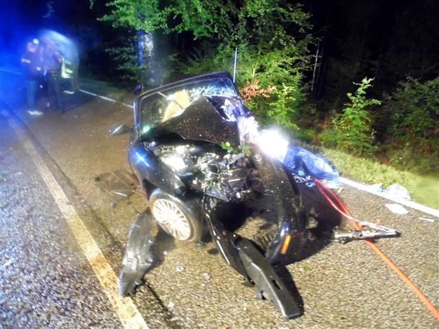 POL-PPWP: Frontal gegen Baum - junger Fahrer tödlich verletzt