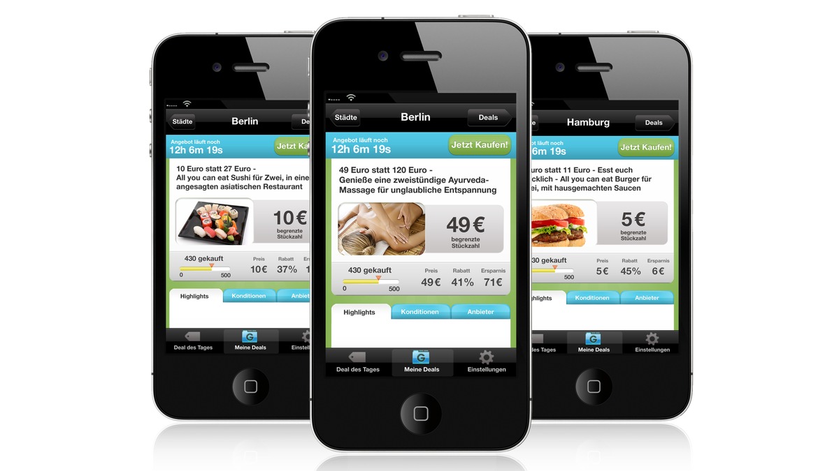 Groupon launcht kostenlose iPhone App in Deutschland (mit Bild)