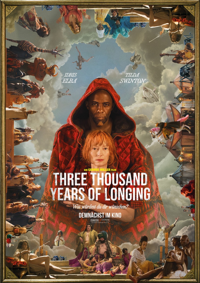 Weltpremiere bei den Filmfestspielen in Cannes für George Millers neues Meisterwerk THREE THOUSAND YEARS OF LONGING / Kinostart am 1. September 2022 im Verleih von LEONINE Studios