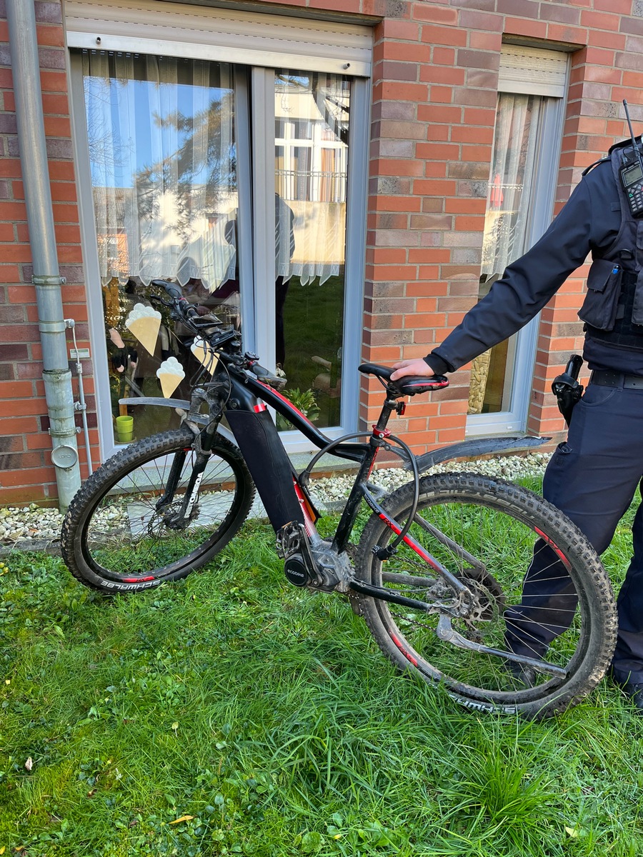 POL-KLE: Kevelaer - Polizei stellt hochwertiges E-Mountainbike sicher und sucht den Eigentümer