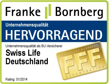 Swiss Life Deutschland: Bestnote für Kompetenz bei Berufsunfähigkeit (FOTO)