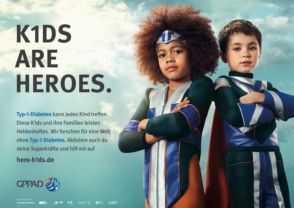 Kampagne zu Typ-1-Diabetes K1DS ARE HEROES gestartet